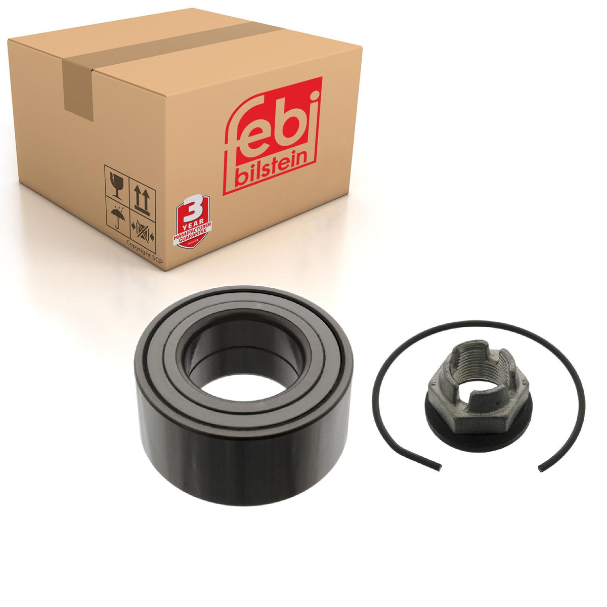 Febi | 05528 | Wheel Bearing Kit With Castle Nut And Circlip | Bilstein - View #9