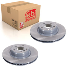 Load image into Gallery viewer, Pair of Rear Brake Disc Fits BMW 1 Series 3 Series OE 34206797605 Febi 105728