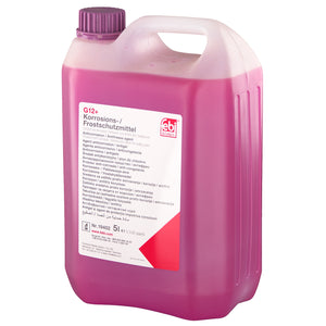 Pink Red Coolant Antifreeze Concentrate G12+ G12 Plus 5Ltr Fits Ford Febi 19402
