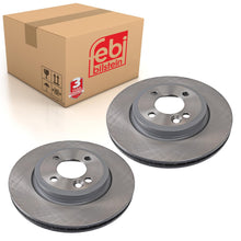 Load image into Gallery viewer, Pair of Front Brake Disc Fits Mini BMW Cooper R50 R52 R53 One R52 Febi 23115
