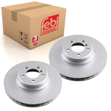 Load image into Gallery viewer, Pair of Rear Brake Disc Fits BMW 1 Series E81 E87 LCI 3 E90 E91 E92 E Febi 24475