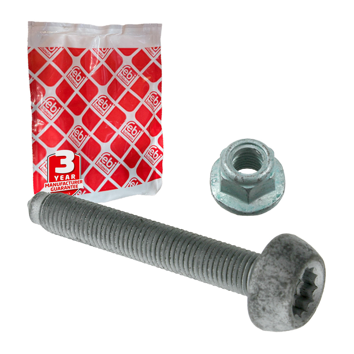 Golf Front Strut Pinch Bolt Hub Nut Kit VW Audi OE N90954802 Febi 
