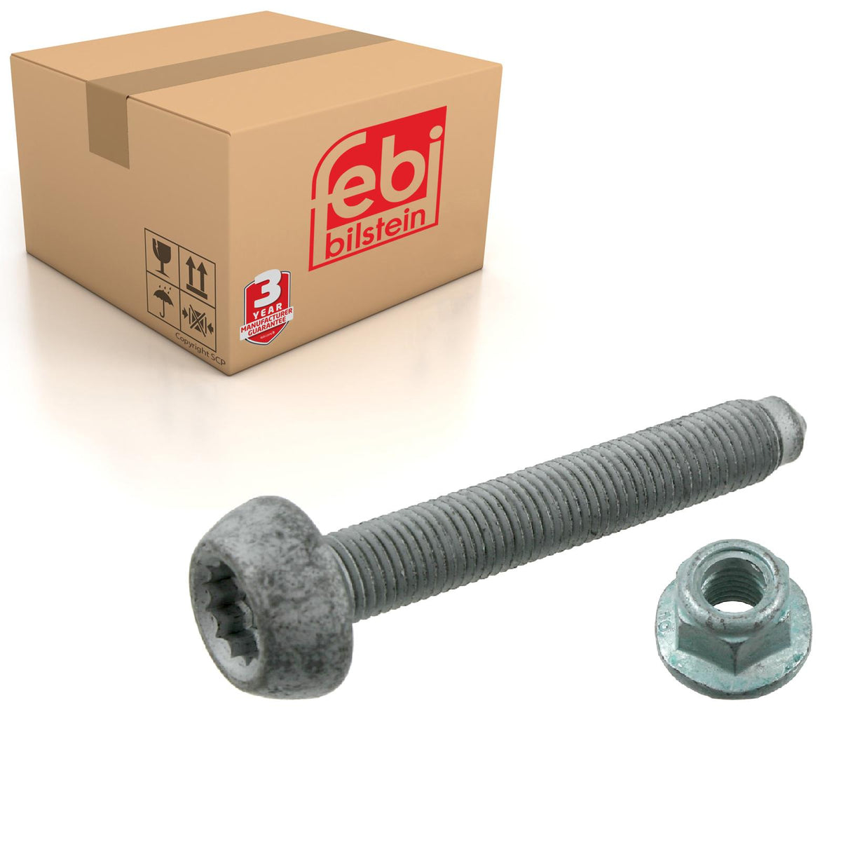 Golf Front Strut Pinch Bolt Hub Nut Kit VW Audi OE N90954802 Febi 