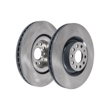 Load image into Gallery viewer, Pair of Front Brake Disc Fits Volkswagen Eos Golf 4motion 6 Passat CC Febi 34254