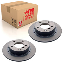 Load image into Gallery viewer, Pair of Rear Brake Disc Fits Mini BMW Cooper R60 R61 One R60 Febi 43822