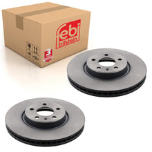 Load image into Gallery viewer, Pair of Front Brake Disc Fits Audi A4 quattro A5 A6 A7 Q5 RS5 S5 S6 S Febi 44022