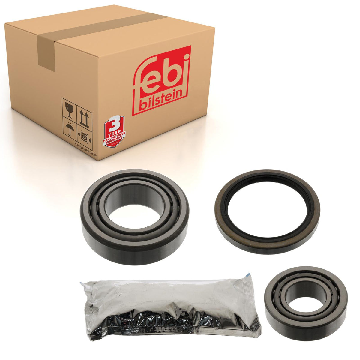 Front Wheel Bearing Kit Fits Mitsubishi MB025294 S1 Febi 47441 