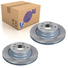 Load image into Gallery viewer, Pair of Rear Brake Disc Fits BMW 1 Series E81 E87 LCI F20 F Blue Print ADB114337