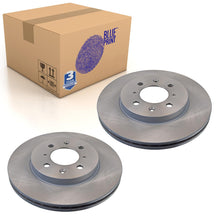 Load image into Gallery viewer, Pair of Front Brake Disc Fits Honda City Fit Jazz Blue Print ADH24392