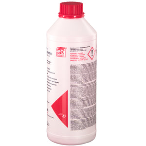 Pink Red Coolant Antifreeze Concentrate G12 1.5Ltr Fits Audi VW Febi 01381