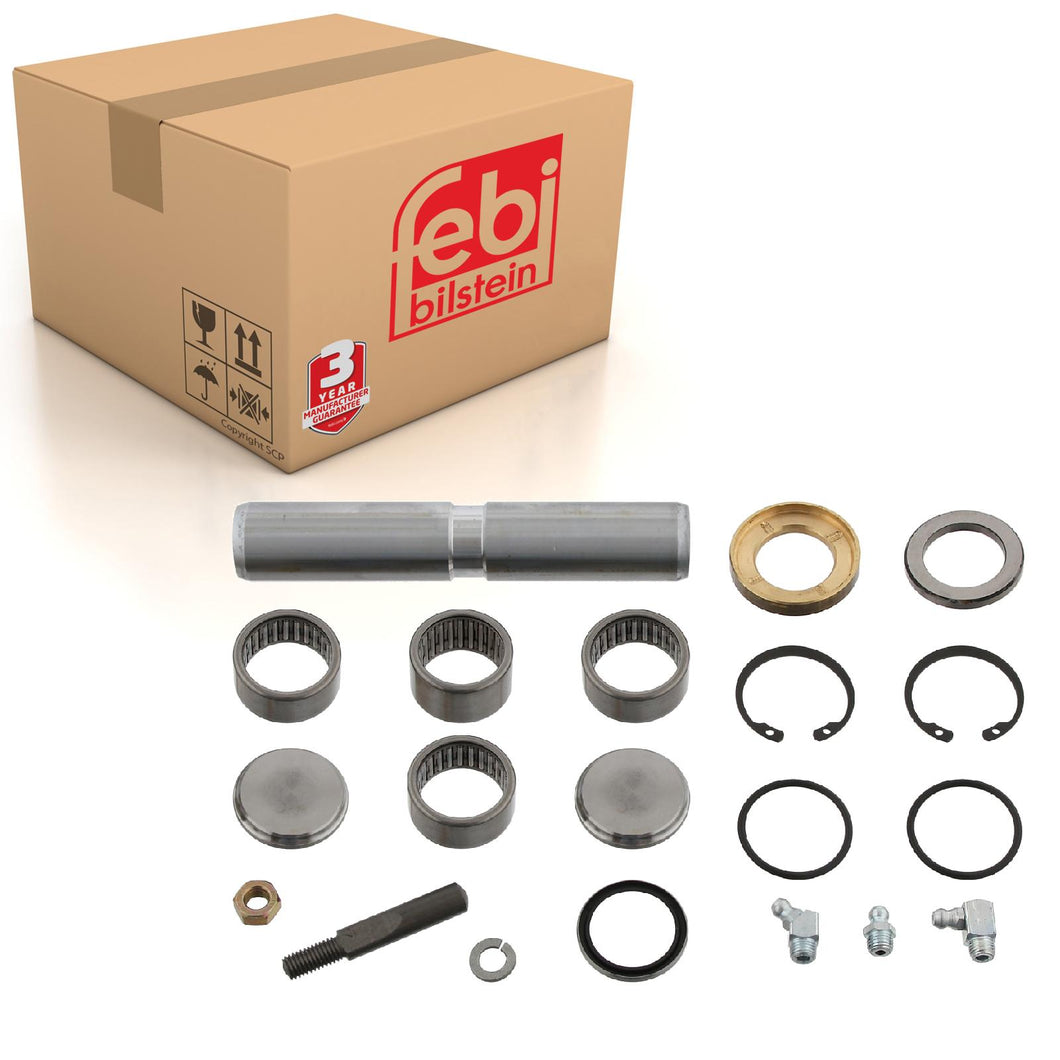 King Pin Set Inc Thrust Bearing Single Set Fits Mercedes Benz Model 3 Febi 02170