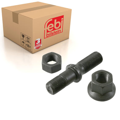 Wheel Stud Inc Pressure Plate Nut & Counter-Nut Fits Bergische Achsen Febi 02523