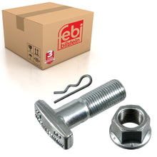 Load image into Gallery viewer, T-Bolt Inc Wheel Nut &amp; Cotter Fits Trilex Mercedes Benz Bergische Ach Febi 03181