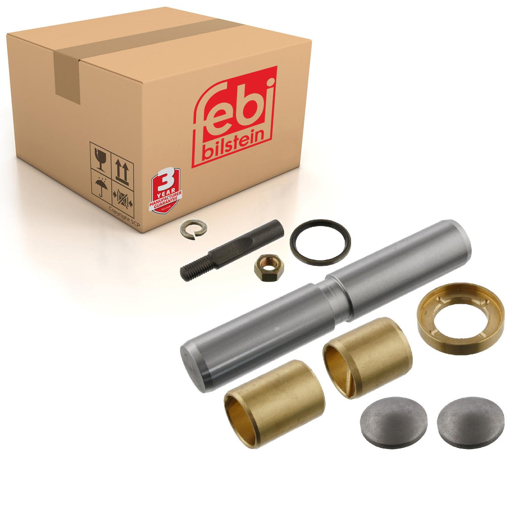 Front King Pin Set Inc Thrust Bearing Single Set Fits Mercedes Benz M Febi 03259