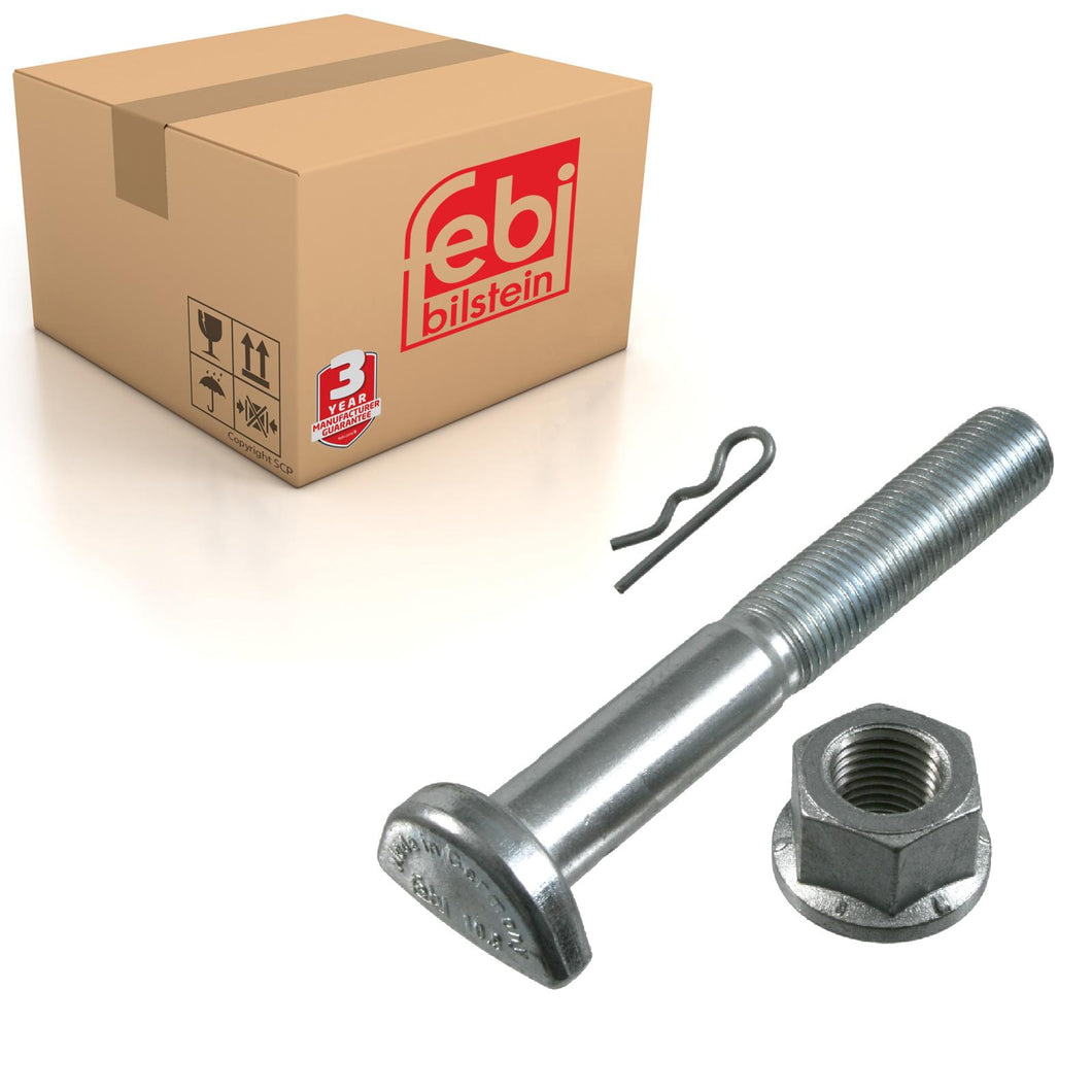 Cup Head Bolt Inc Wheel Nut & Cotter Fits Trilex Mercedes Benz MAN Be Febi 03527