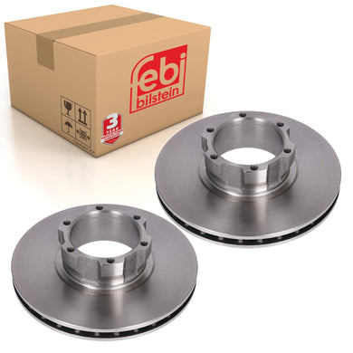 Pair of Front Brake Disc Fits Mercedes Benz T 2 model 669 670 Vario T Febi 07511
