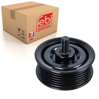 Lower Auxiliary Belt Idler Pulley Inc Bolt Fits KIA Sorento Sportage Febi 100350