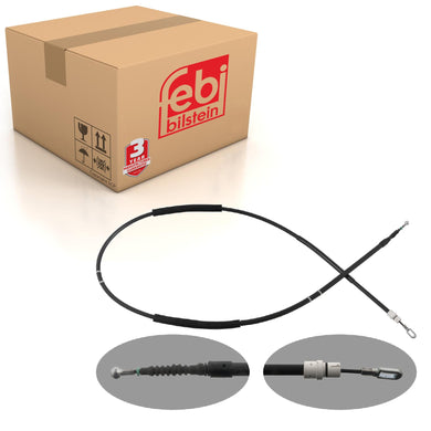 Rear Right Brake Cable Fits Seat Exeo Audi A4 OE 8E0609722AS Febi 100563