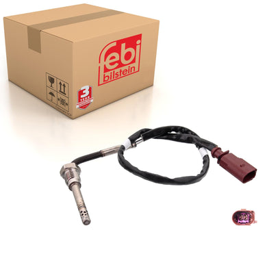 Exhaust Gas Temperature Sensor Fits Volkswagen Polo 5 6R Skoda Fabia Febi 100821