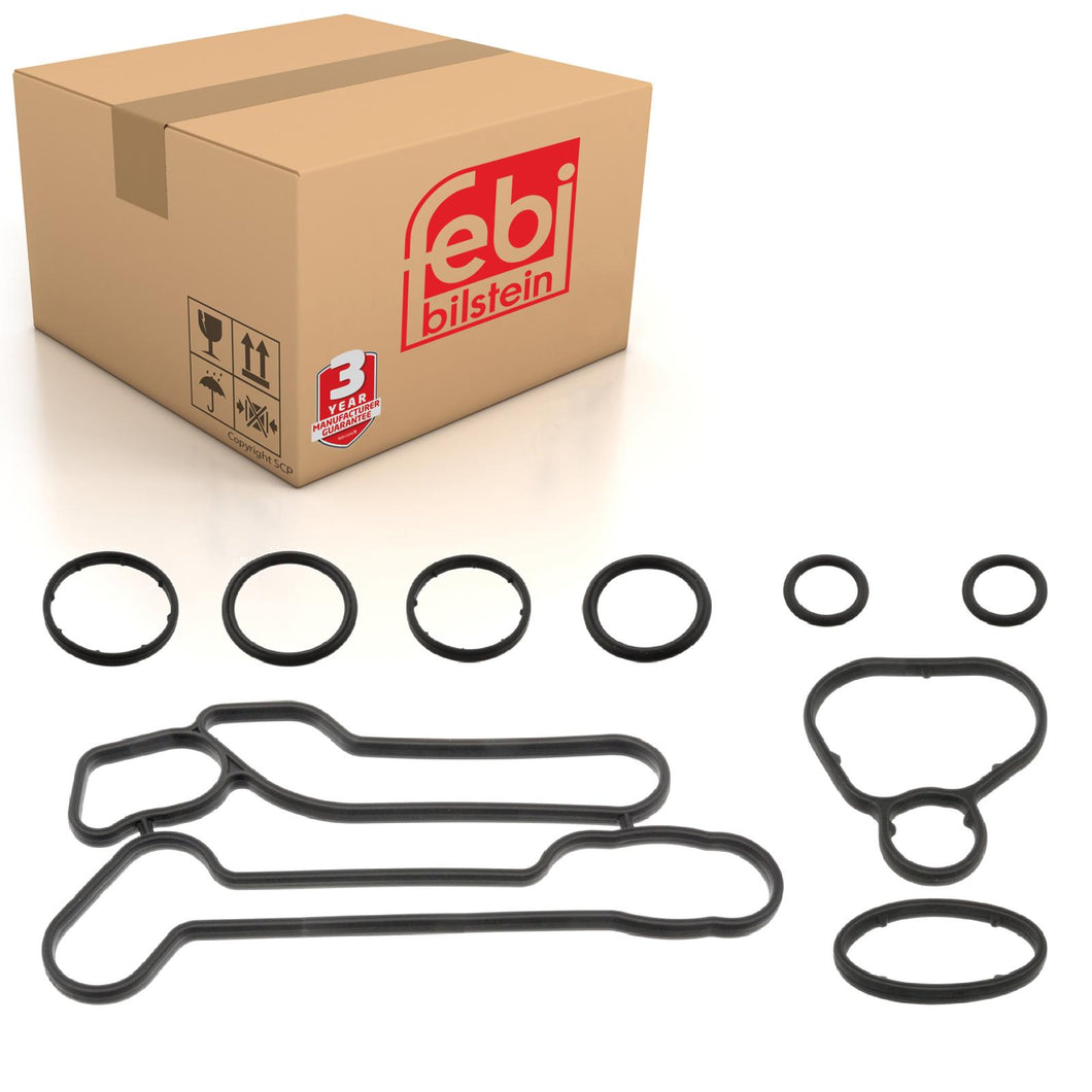 Oil Cooler Gasket Set Fits Vauxhall Astra Corsa Insignia Meriva Mokk Febi 101405