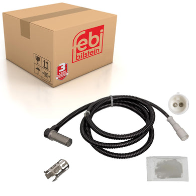 Left Abs Sensor Inc Sleeve & Grease Fits Renault AE MAGNUM KERAX PRE Febi 101793