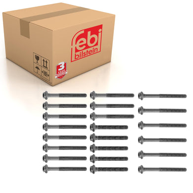 Cylinder Head Bolt Set Fits Mercedes Benz 190 Series model 201 E-Clas Febi 10232