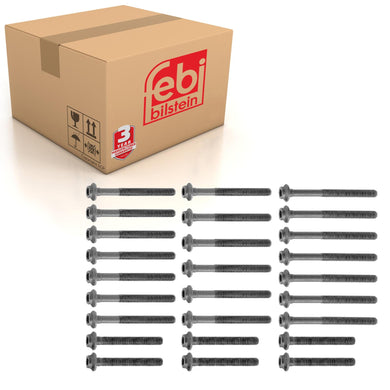 Cylinder Head Bolt Set Fits Mercedes Benz G-Class Model 463 124 S-Cla Febi 10234