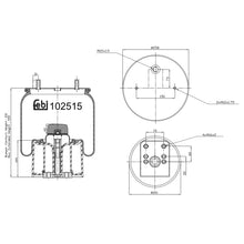 Load image into Gallery viewer, Air Spring Inc Plastic Piston Fits Bergische Achsen OE 542943270 Febi 102515