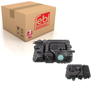 Coolant Expansion Tank Inc Lids & Sensor Fits Mercedes Benz Actros A Febi 102636