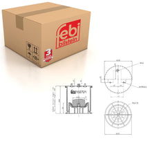 Load image into Gallery viewer, Rear Left Air Spring Inc Plastic Piston Fits IVECO LCV Daily DailyBu Febi 102721
