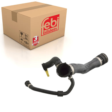 Left Radiator Hose Inc Quick-Release Fastener Fits BMW 5 Series F07 Febi 103453