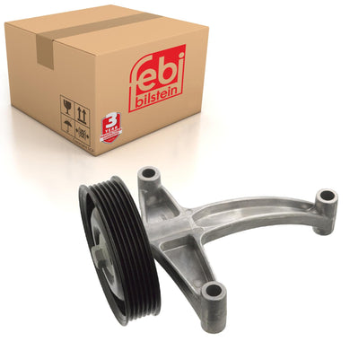 Auxiliary Belt Idler Pulley Inc Bracket Fits Volkswagen Audi Febi 103897
