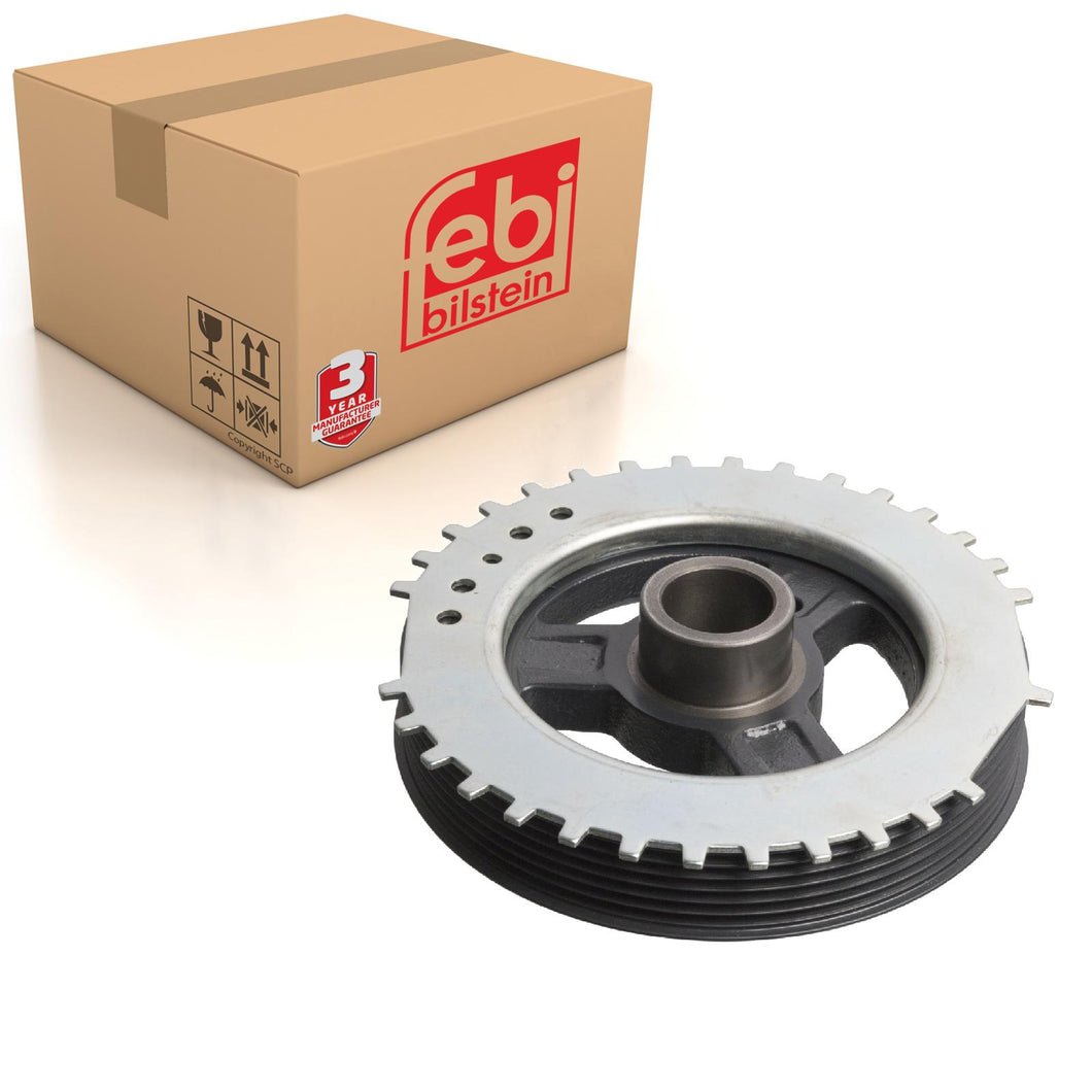 Decoupled Crankshaft Pulley Fits MAZDA OE LF9411400 Febi 104284