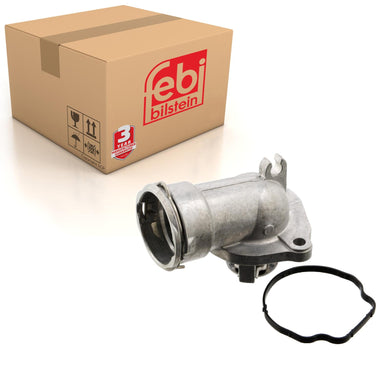 Thermostat Inc Housing & Gasket Fits Mercedes C Class E Class ML Cla Febi 104757