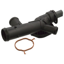 Load image into Gallery viewer, Coolant Flange Inc Thermo Sensor Fits Volkswagen Audi OE 03L121131K Febi 106013