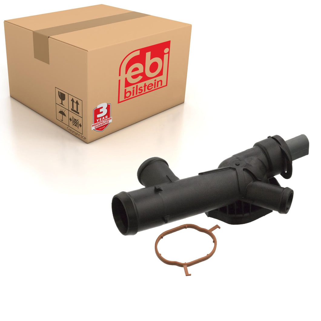Coolant Flange Inc Thermo Sensor Fits Volkswagen Audi OE 03L121131K Febi 106013