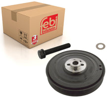 Load image into Gallery viewer, Decoupled Crankshaft Pulley Set Inc Bolt &amp; Disc Fits Volkswagen Audi Febi 106526