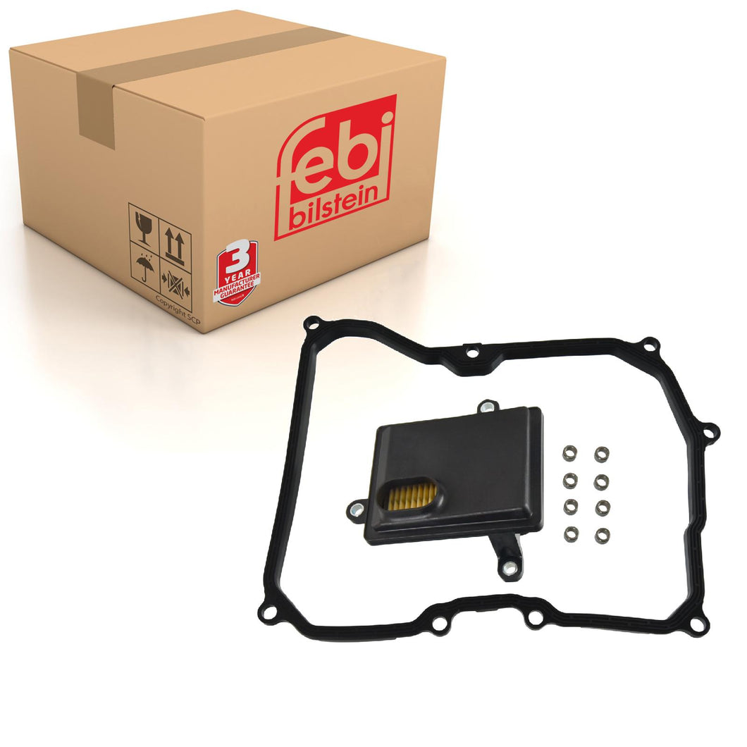 Automatic Transmission Oil Filter Set Inc Sump Pan Gasket Fits Volks Febi 107013