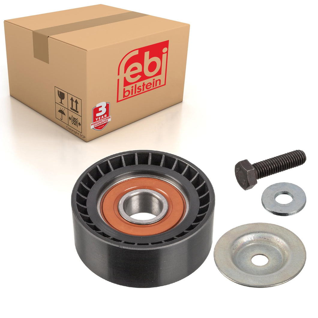 Auxiliary Belt Idler Pulley Inc Bolt Fits Ford Transit OE 1774527 Febi 107275