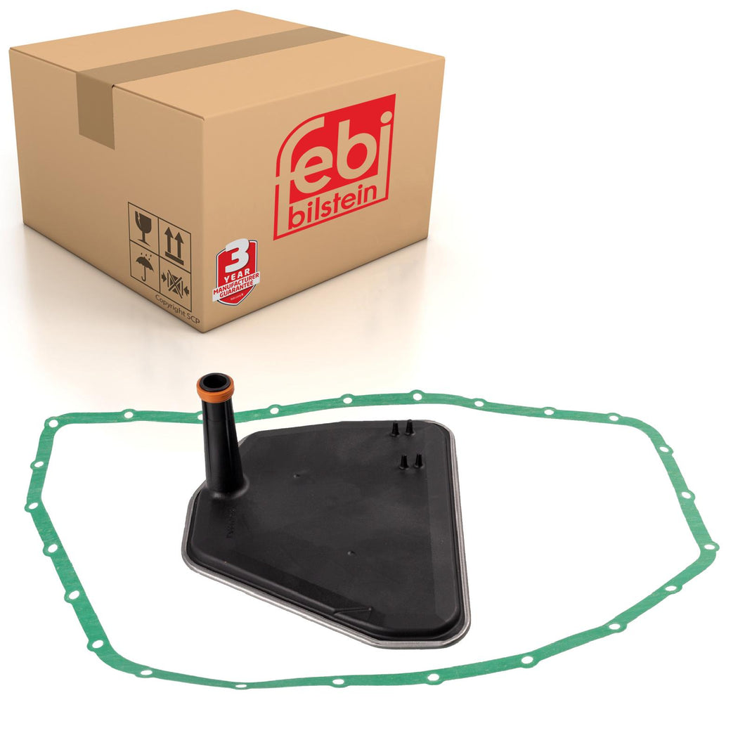 Automatic Transmission Oil Filter Set Inc Sump Pan Gasket Fits Audi Febi 107405