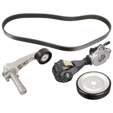 Load image into Gallery viewer, Auxiliary Belt Kit Inc Belt Tensioner Fits Mini Cooper 2010 on Clubm Febi 107428
