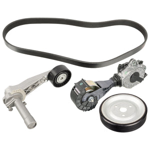 Auxiliary Belt Kit Inc Belt Tensioner Fits Mini (BMW) Cooper 2 ALL4 Febi 107429