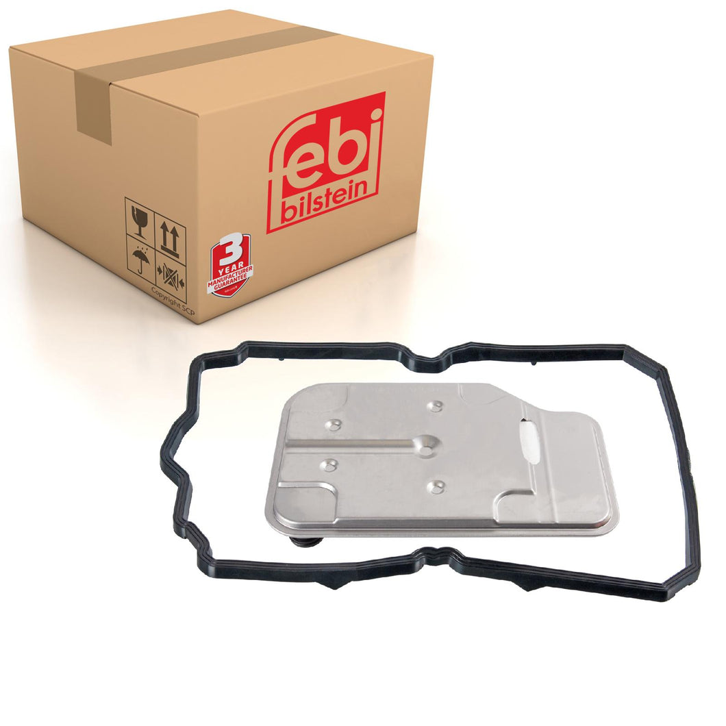Automatic Transmission Oil Filter Set Inc Sump Pan Gasket Fits Merce Febi 107823