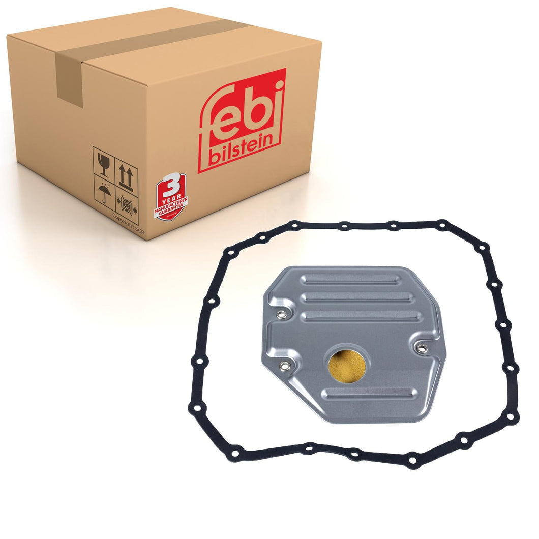 Automatic Transmission Oil Filter Set Inc Sump Pan Gasket Fits Toyot Febi 107832