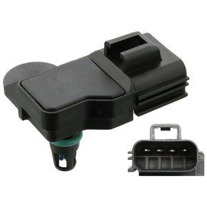 Manifold Pressure Sensor Fits Ford Fiesta Courier Van KA Van Febi 107993