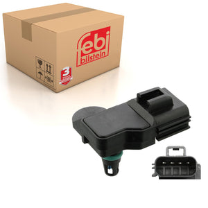 Manifold Pressure Sensor Fits Ford Fiesta Courier Van KA Van Febi 107993