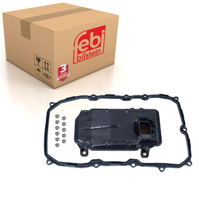Automatic Transmission Oil Filter Set Inc Sump Pan Gasket Fits Audi Febi 108181