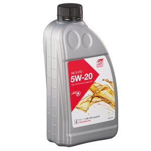 Engine Oil 5W-20 1Ltr SAE HC E-FO Fits Ford B-MAX C-MAX Focus Fiesta Febi 108350