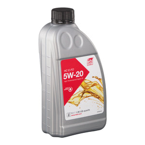 Engine Oil 5W-20 1Ltr SAE HC E-FO Fits Ford B-MAX C-MAX Focus Fiesta Febi 108350