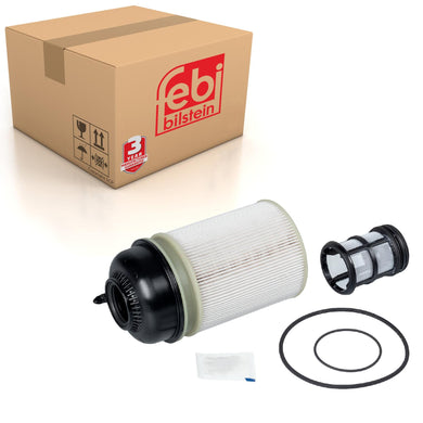Fuel Filter Set Inc Seal Rings Fits EVOBUS Mercedes Benz Commercial Febi 109689